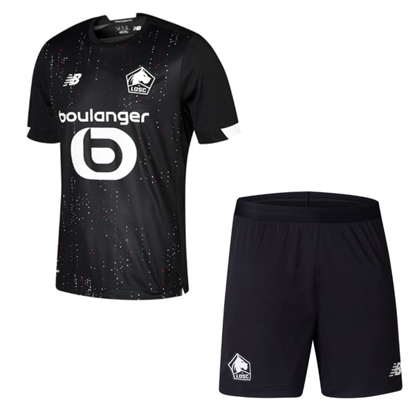 Camiseta Lille 2ª Niños 2020-2021 Negro